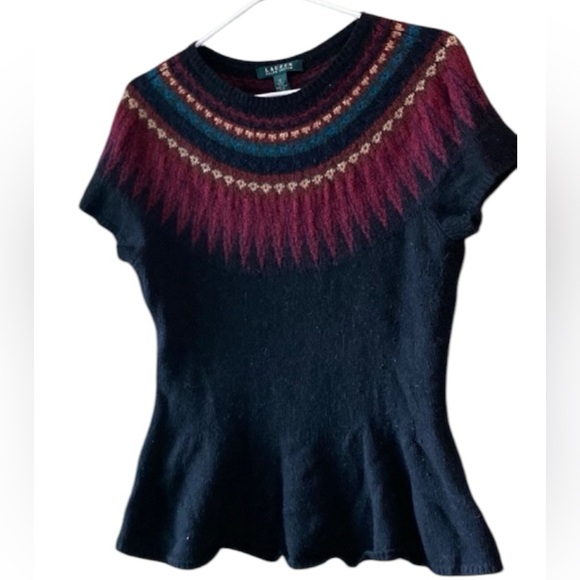 Knit peplum Ralph Lauren shirt - Picture 1 of 5